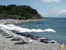 Пляж пансионата Альфа