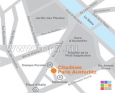 Карта расположения отеля Citadines Paris Austerlitz