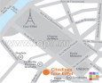 Карта расположения отеля Citadines Paris Tour Eiffel
