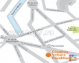 Карта расположения отеля Citadines Paris Voltaire Republique